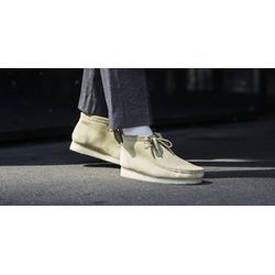 clarks wallabees cool blue