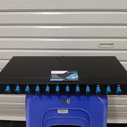 Jual OTB rack fiber optik 12 core / ODF rack 12 core SC upc ( hitam ...