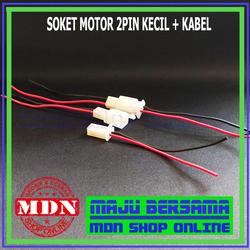 Jual Socket Motor 2 Pin Kecil / Soket Konektor Kabel 2 Pin Warna (Set ...