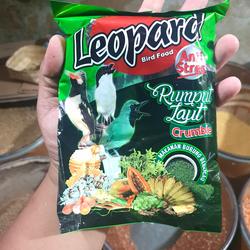 pur burung leopard kasar hijau crumble