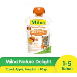 MILNA Nature Delight 80gr (All Flavors) - Carrot, Apple