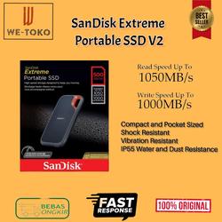SSD External SanDisk Extreme Portable V2 SSD Eksternal 1050MB/S 500GB Free Kabel Data