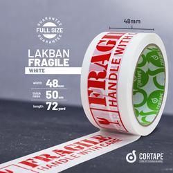 Jual Lakban Fragile Hitam 48mm / Lakban Fragile Murah / Handle With ...