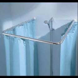 Tiang Hordeng U Tirai Kamar Mandi - Tiang Shower Curtain Rod FCS3290S
