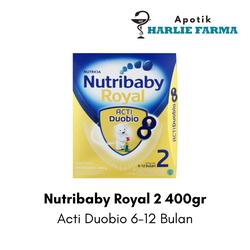 Nutribaby Royal Acti Duobio 2 400gr Susu Formula Baby 6-12 Bulan 400gr - 400g
