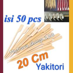 TUSUKAN SATE JEPANG YAKITORI DAYUNG BENDERA 20 CM ISI 50 PCS/PAK Kitchenware