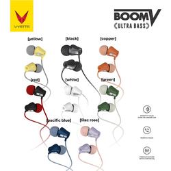 Wired Earphone Headset Vyatta Boom V Handsfree Ultra Bass
