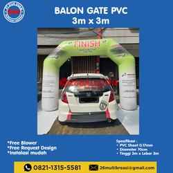 Jual Balon Gate PVC 3x3 3m x 3m Balon Gapura / Start Finish / Pintu ...