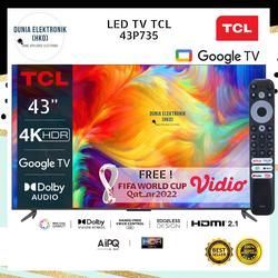 TCL 43P735 43" GOOGLE TV 4K UHD DOLBY SMART TV 43 INCH | tcl 43p735