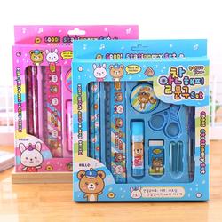 Pensil Set 9 in 1 Alat tulis set Kartun Paket Set Alat Tullis sekolah