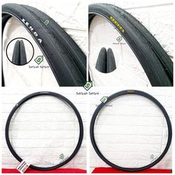 BAN LUAR SEPEDA 700X25C KENDA BALAP FIXIE FIXXIE 700X25 700 X 25 25C HITAM ROAD BIKE