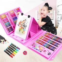 Crayon Mewarnai Anak Set Menggambar Melukis Cat Air 208 pcs & 150 pcs