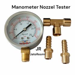 Manometer Nozzel Tester 25KG Set Naple Regulator Nozzel Tester Bensin