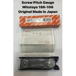 Radius Gauge Mitutoyo 186-106 32 Leaves 7.5-15.0 mm