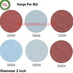 Amplas Disc velcro 2 sanding inch grit 1000 1500 2000 3000 5000 7000