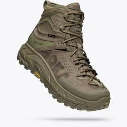 Hoka Tor Ultra Hi GTX Unisex Hiking Shoes - Burnt Olive / Ivy Green - US 5