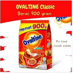 Ovaltine Classic Minuman Serbuk Cokelat Malt 900g Grab