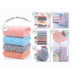Handuk Microfiber Motif Uk.70x140