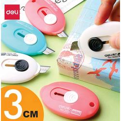 Mini Cutter Portabel Deli 3 Warna Desain Simple Dan Durable