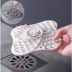 Saringan Rambut Kamar Mandi Anti Mampet Silicone Floor Drain Sink Wash