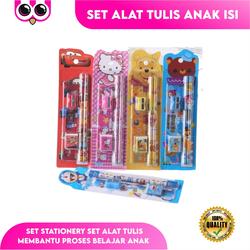 [ 5IN1 ] SET ALAT TULIS ANAK ISI 5 / MINI STATIONERY 5IN1 / PERALATAN