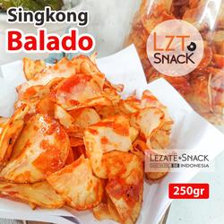 Kripik Singkong Balado 250gr / Keripik Singkong Padang Pedas Manis Food Snack