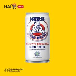 NESTLE BEAR BRAND Susu Sapi Sapi Steril Siap Minum Kaleng 189ml