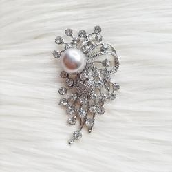 Jual bros wanita murah aksesoris perempuan - Silver 1