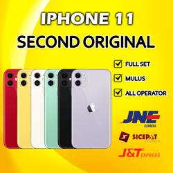 APPLE IPHONE 11 64/128/256GB FULLSET SECOND ORIGINAL BERGARANSI