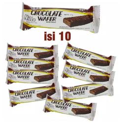 Nissin Nitto Chocolate Wafer Coklat 1 pack isi 10 Wafer Nissin