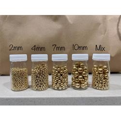 Sprinkle warna emas kilap, sprinkle warna gold, hiasan cupcake gold