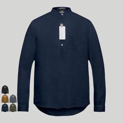 Kemeja linen infinity plus peternation kancing dada panjang regular fi