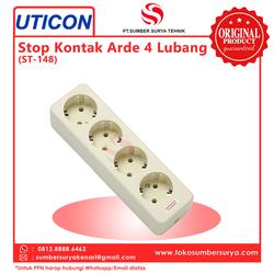 Stopkontak ST148 / ST-148 / Stop Kontak 4 Lubang Uticon