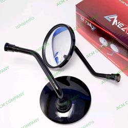 Spion Bulat Mini Kaca cembung Hitam & Crome Fazzio Fino mio Dll - Crome, yamaha