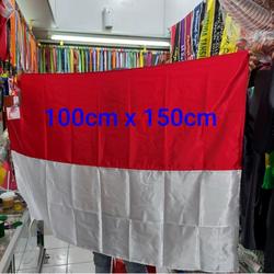 Jual bendera merah putih rumbai polos bendera merah putih panjang ...