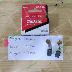 Carbon Brush Makita CB 51 A / Arang / Spul / Sepul / Bostel / Kul