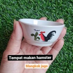Tempat makan hamster keramik