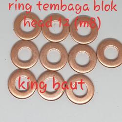 Ring Tembaga Blok Head 12 (m8)
