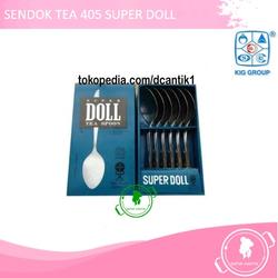 SENDOK TEH 405 SUPER DOLL STAINLESS STEEL ( ORI-ASLI ) PER 6 PCS - NO BUBBLE