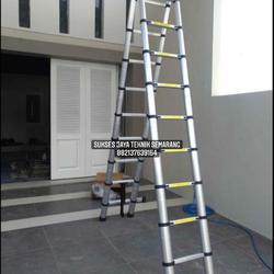 Jual tangga lipat aluminium Teleskopik 10 meter Tangga lipat 10 meter