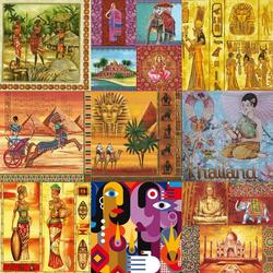Tissue/Napkin Decoupage – People E