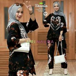Setelan Wanita Muslim Selosa BY ORI NAURA One Set | BATIK PUTRA ADI - Love, All Size