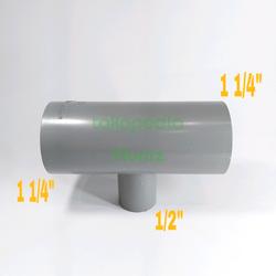 Vlok Tee Aw 1 1/4 x 1/2" inch CM/Plok T 1,25 x 0,5 in Pvc/Reducer Tee