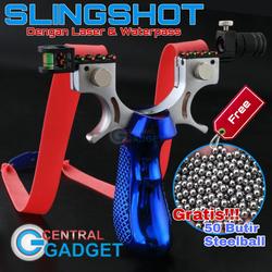 Ketapel Slingshot Ketapel Resin Dengan Laser & Pelor 50 Butir 1 Set