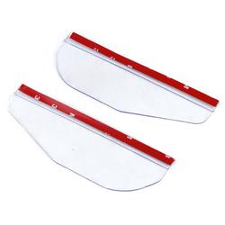 2 Buah Penutup Hujan Kaca Spion Mobil Tahan Hujan mirror sticker - Putih
