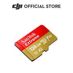 Micro SD for Drone 128gb Sandisk Extreme Speed 190mbps 4K Support