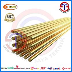 Kawat Las Kuningan EIKO 2.5 mm / 3 mm / 4 mm x 1 meter BATANGAN / ECER