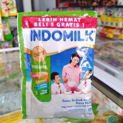 INDOMILK SUSU BUBUK FULL CREAM PLAIN 30 GRAM - TASYA KITCHEN