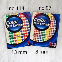 Jual Label Stiker Warna Bulat KECIL 8 mm Stiker Dot - Jakarta Utara ...