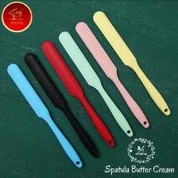 Spatula Butter cream Silikon Colorful / Pisau Oles Cream Cake
